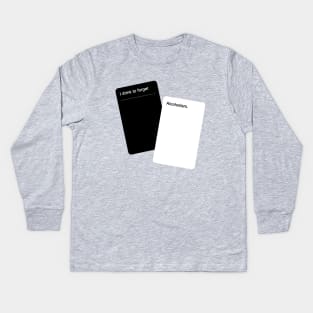 Cards Against Humanity Kids Long Sleeve T-Shirt